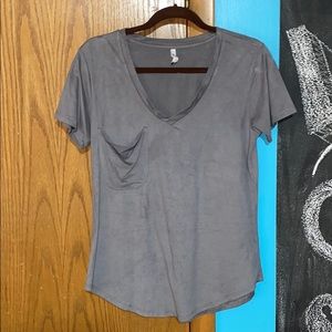 Z Supply velvet grey tshirt